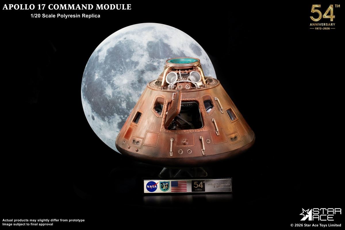 Apollo 17 Command Module Model 1/20