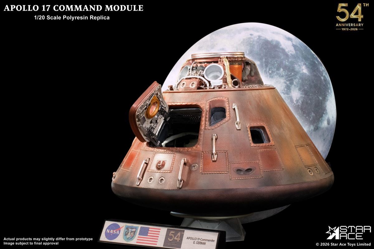 Apollo 17 Command Module Model 1/20
