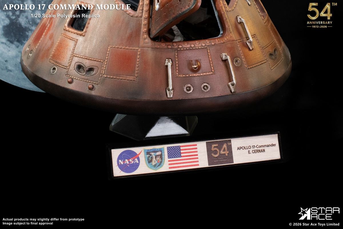 Apollo 17 Command Module Model 1/20