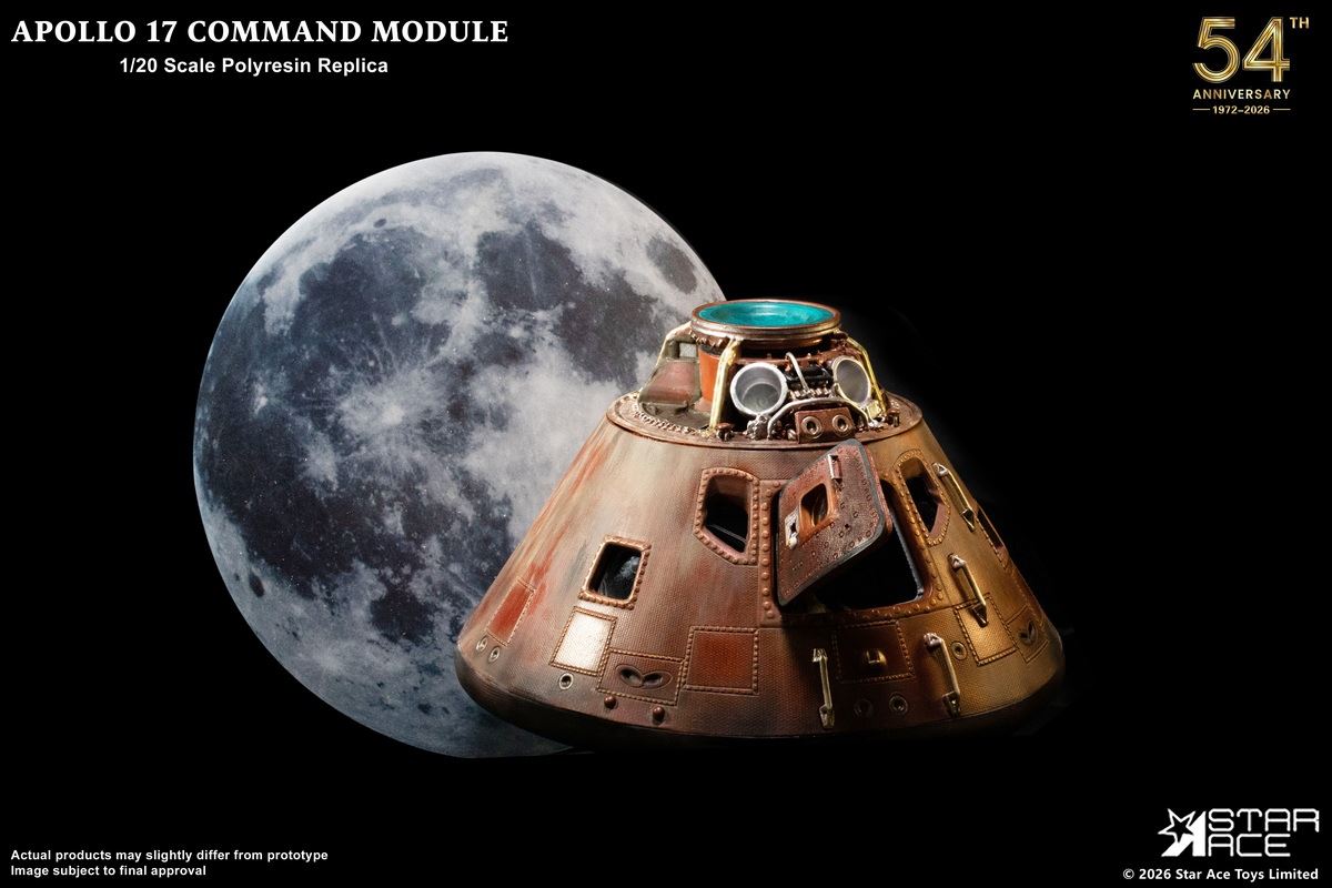 Apollo 17 Command Module Model 1/20
