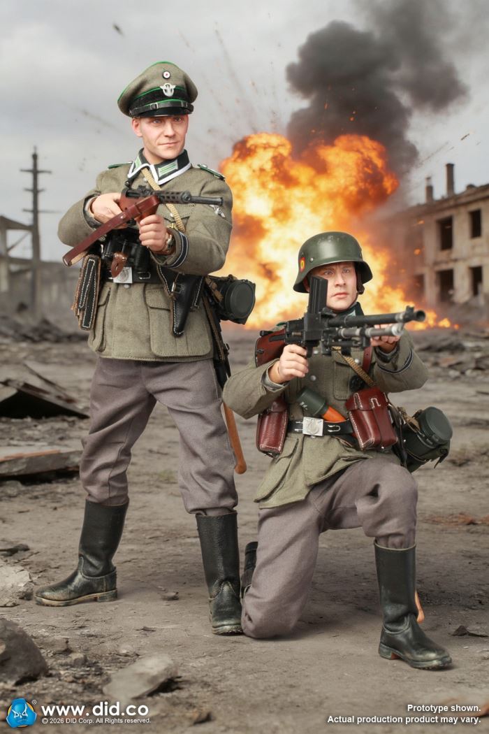 World War II Germany - ZB30 gunner Friedrich & Commander Vogel 1/6