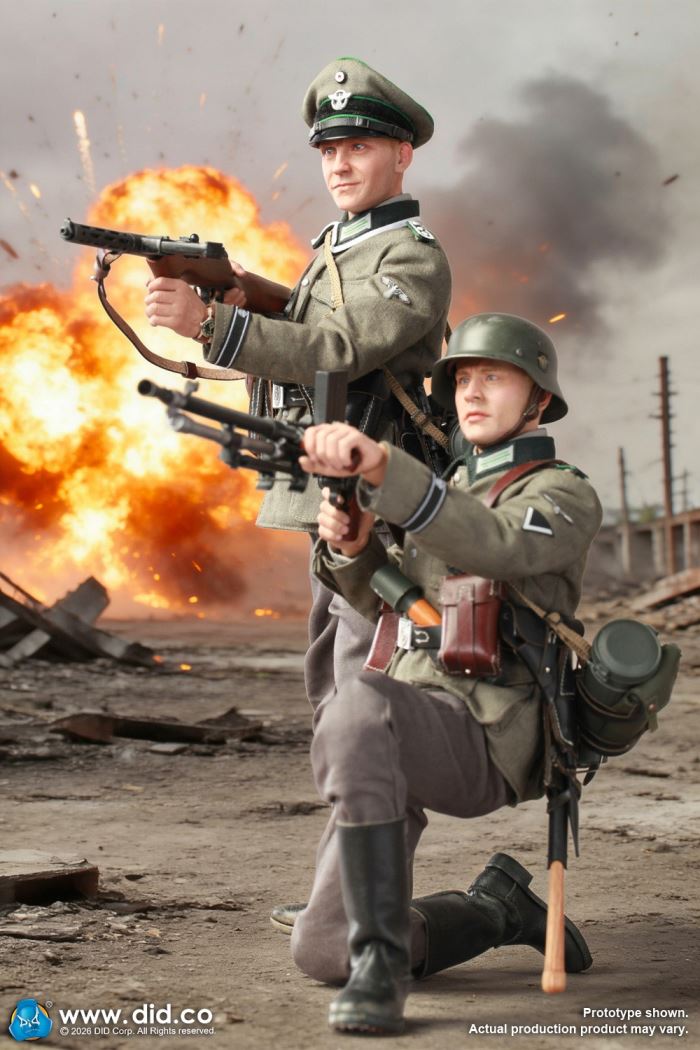 World War II Germany - ZB30 gunner Friedrich & Commander Vogel 1/6