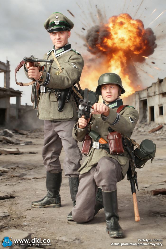 World War II Germany - ZB30 gunner Friedrich & Commander Vogel 1/6