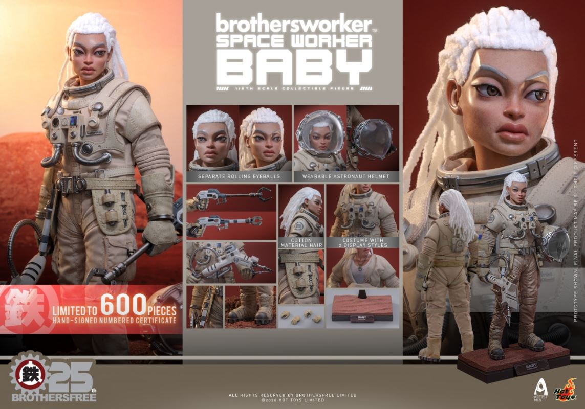 Iron Brothers 25th Anniversary Edition Space Worker Baby 1/6