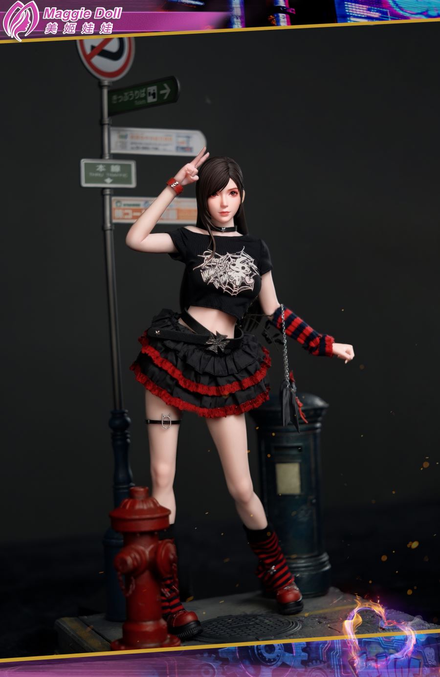 Cyberpunk Girl Tifa 1/6