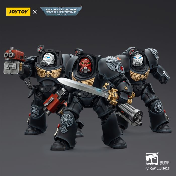 Warhammer - Black Templar Terminator Squad & Dark Angel Deathwing Terminator Squad 1/18