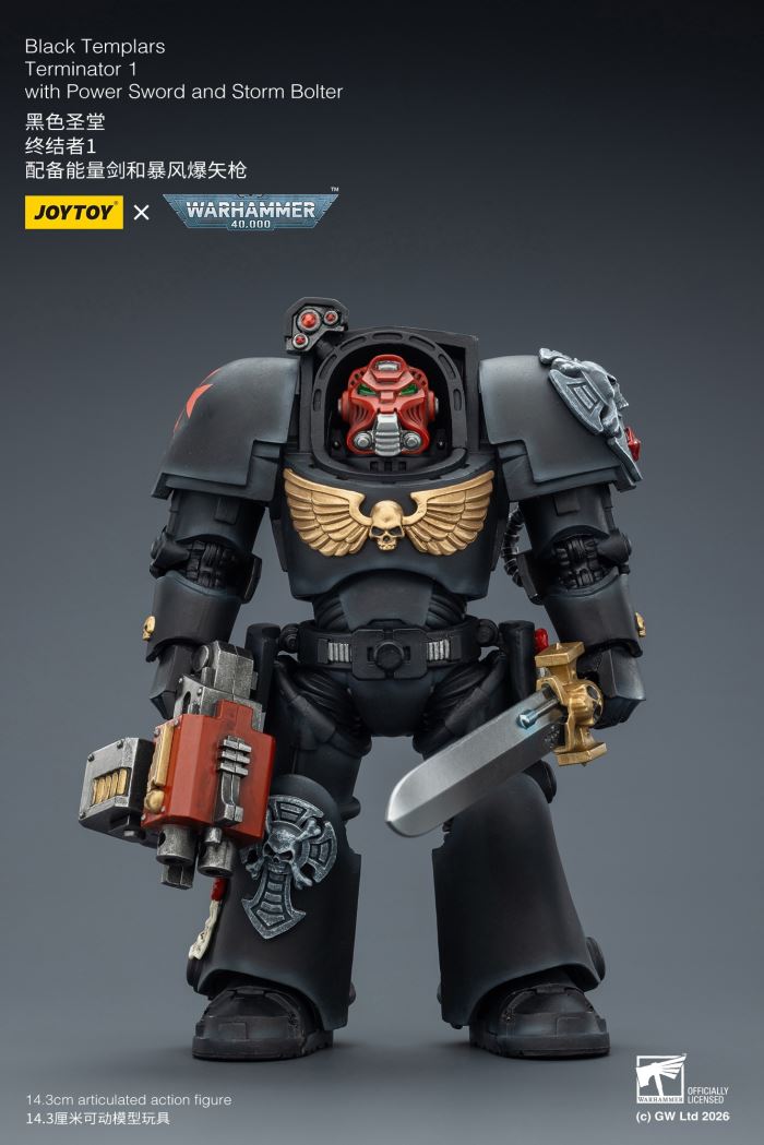 Warhammer - Black Templar Terminator Squad & Dark Angel Deathwing Terminator Squad 1/18