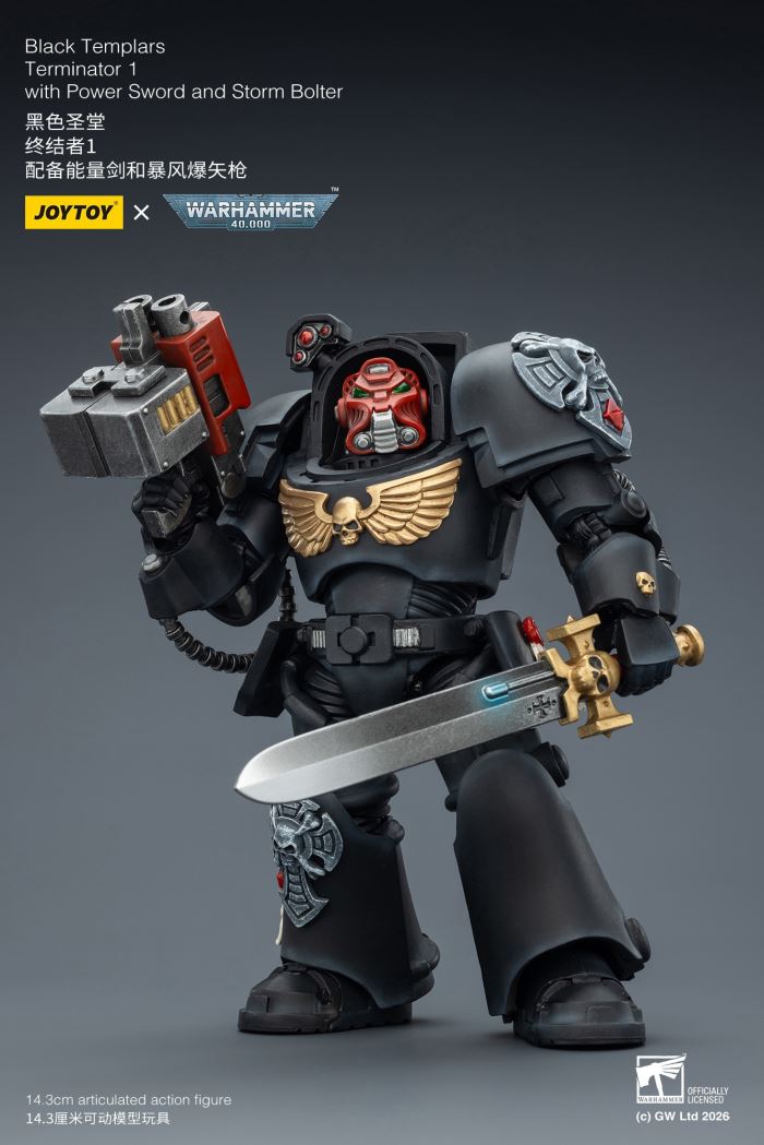Warhammer - Black Templar Terminator Squad & Dark Angel Deathwing Terminator Squad 1/18