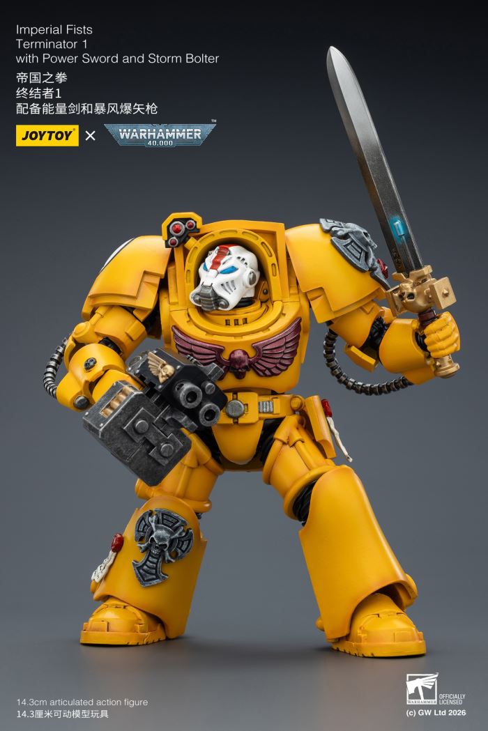 Warhammer - Imperial Fist Terminator Squad & White Scar Legion Terminator Squad 1/18