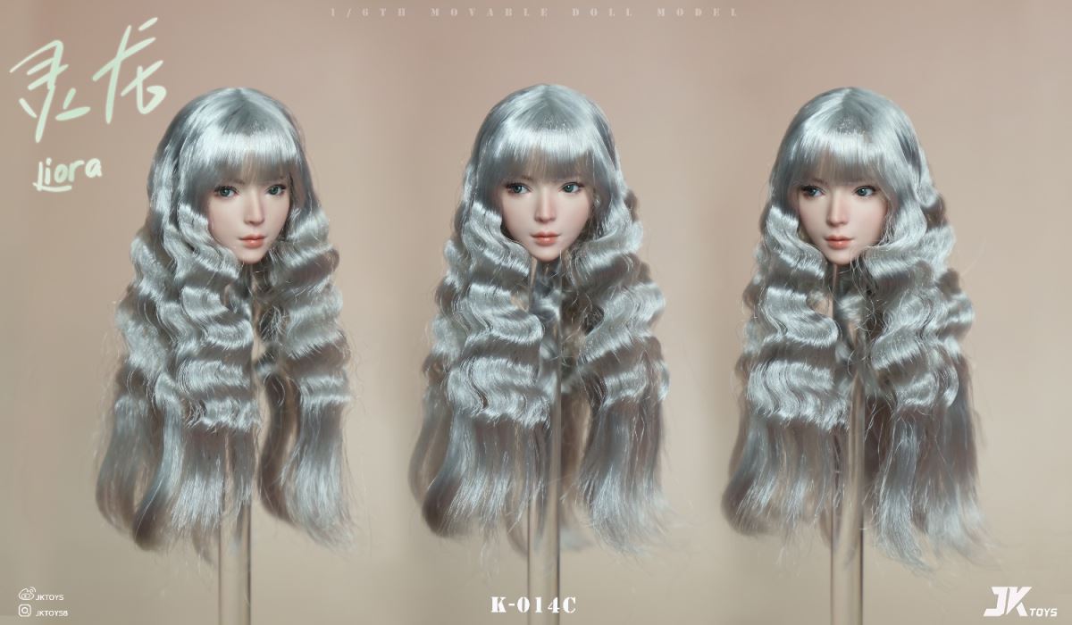 Asian Beauty Head Sculpture - Liora the Dragon 1/6