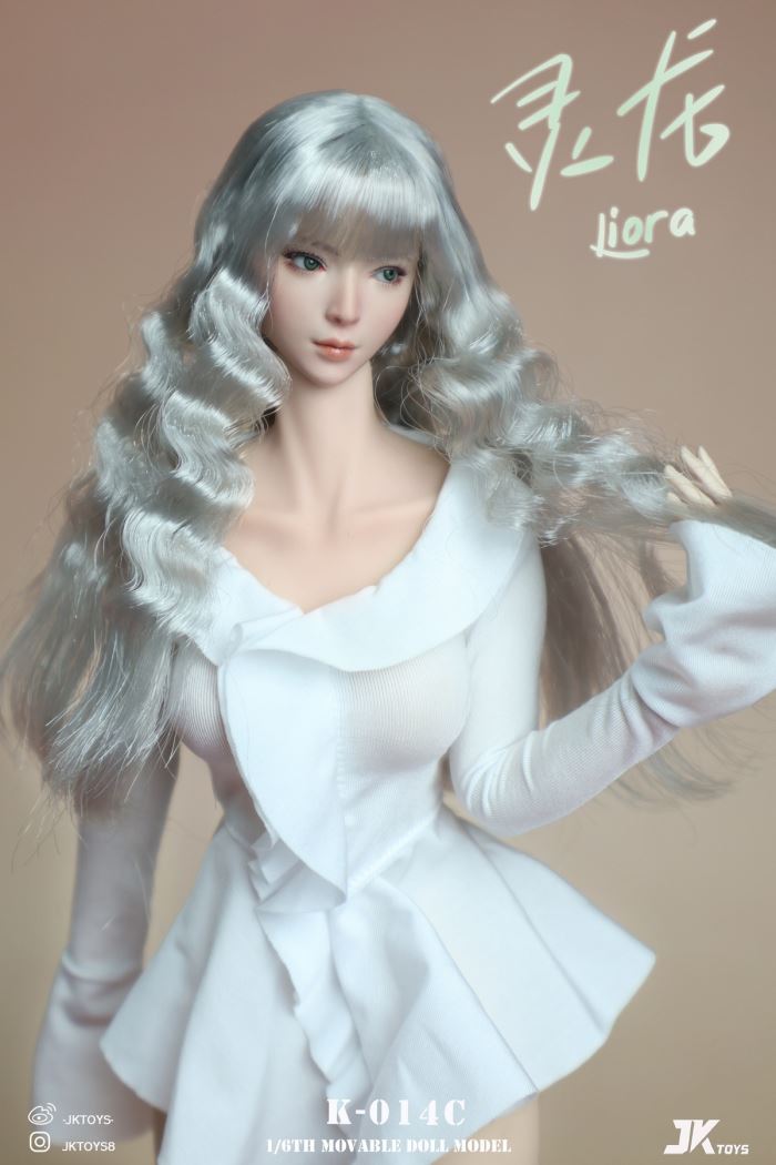 Asian Beauty Head Sculpture - Liora the Dragon 1/6