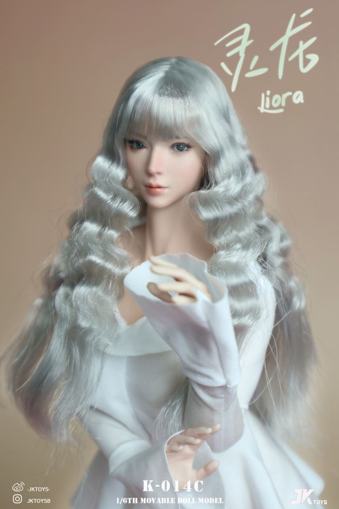 Asian Beauty Head Sculpture - Liora the Dragon 1/6