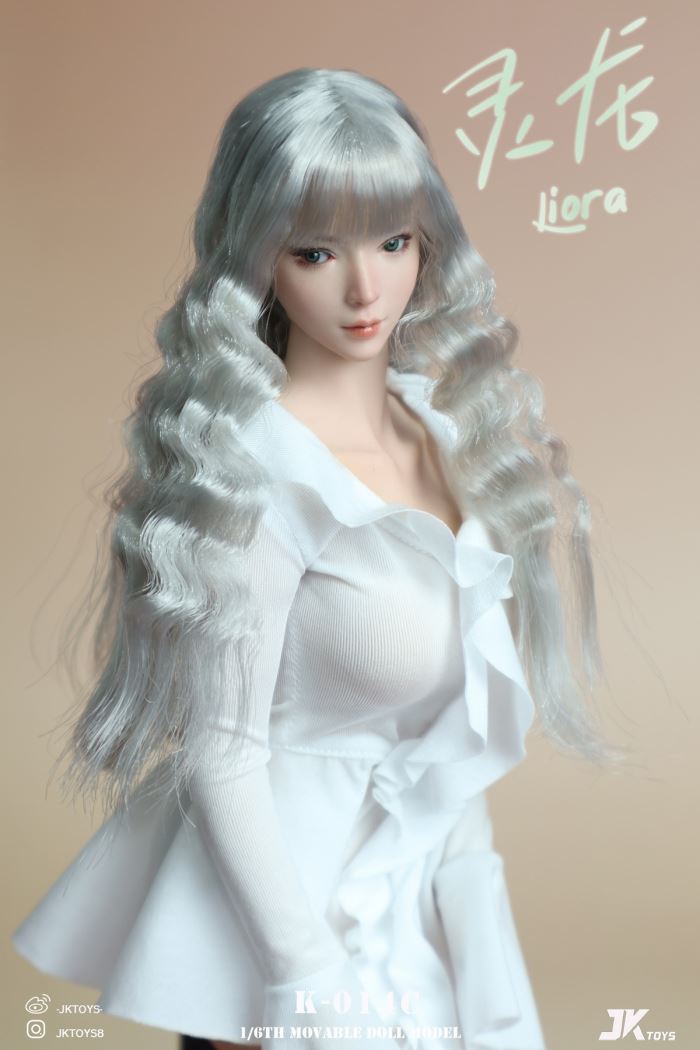 Asian Beauty Head Sculpture - Liora the Dragon 1/6