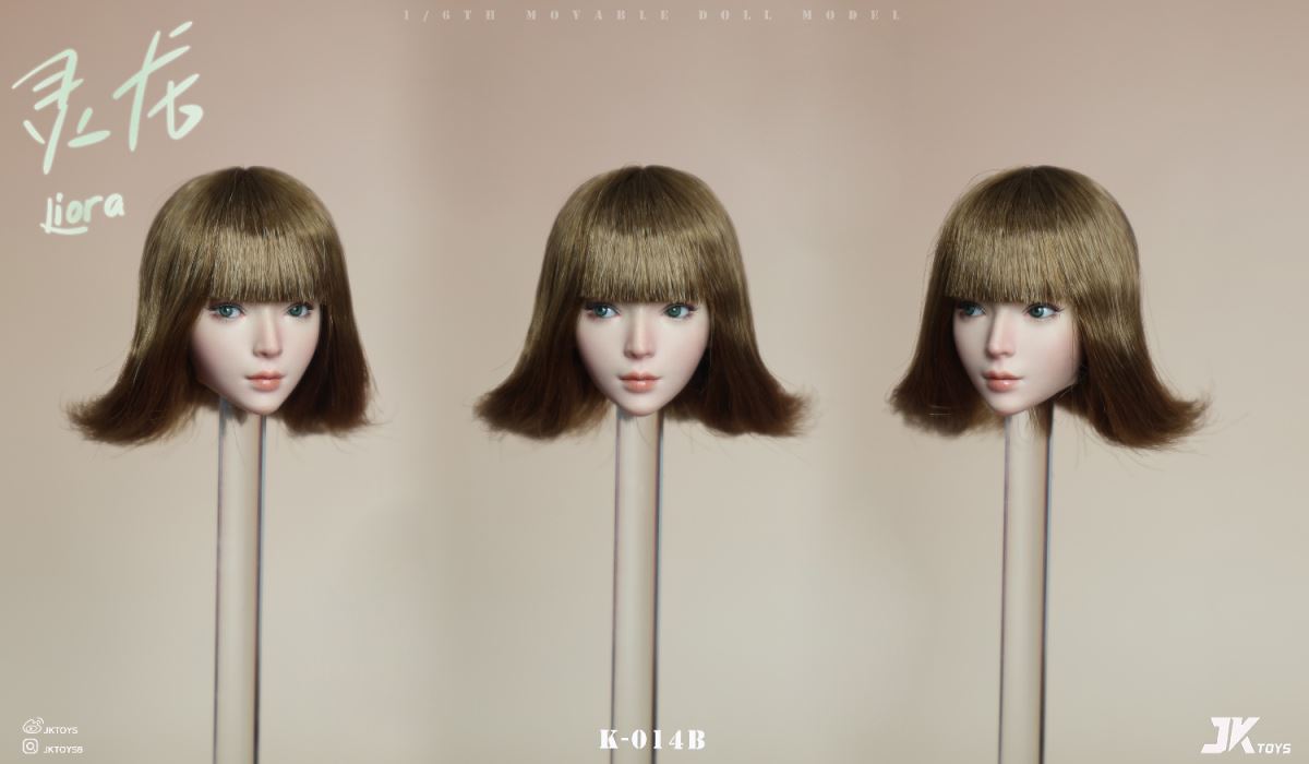 Asian Beauty Head Sculpture - Liora the Dragon 1/6