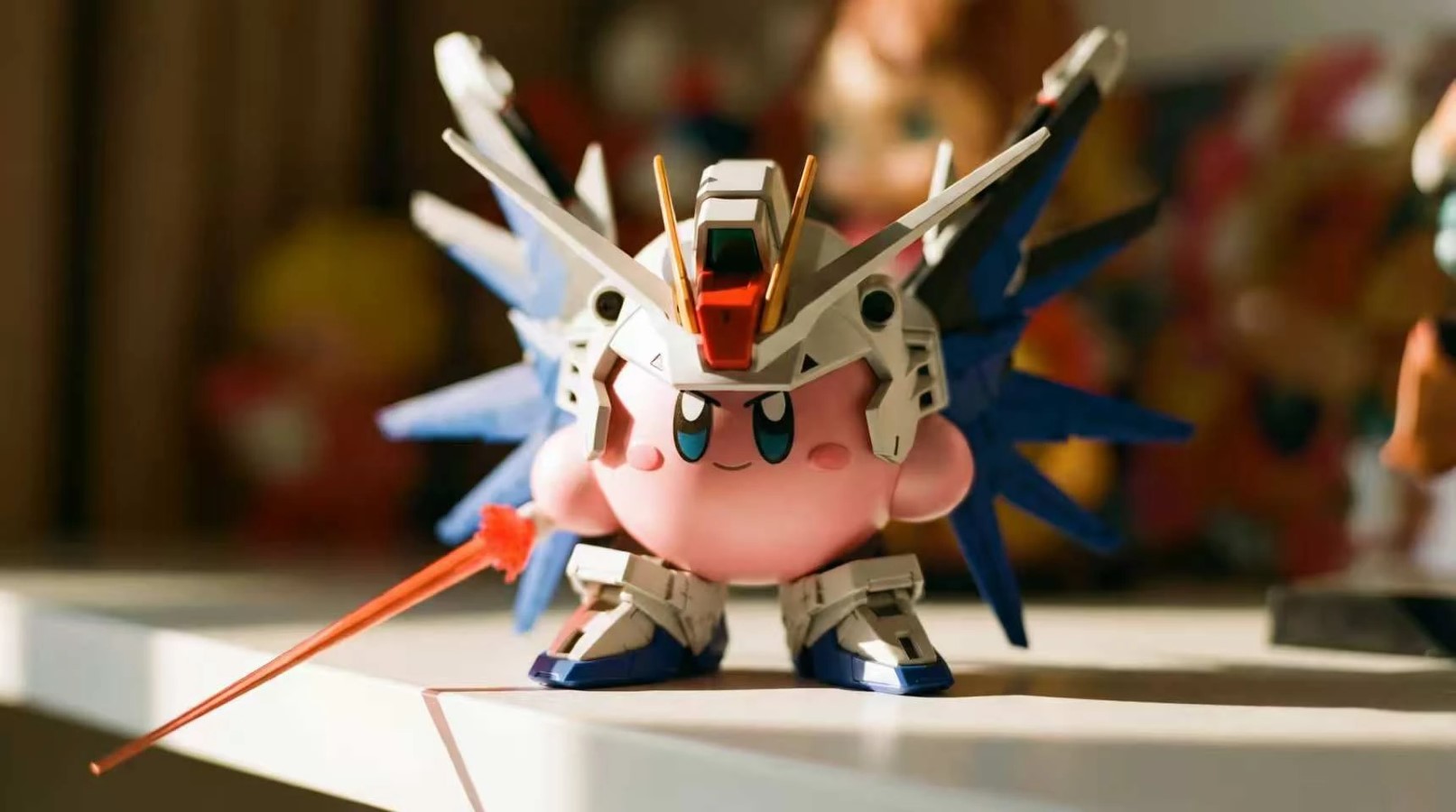 Kirby cos Gundam