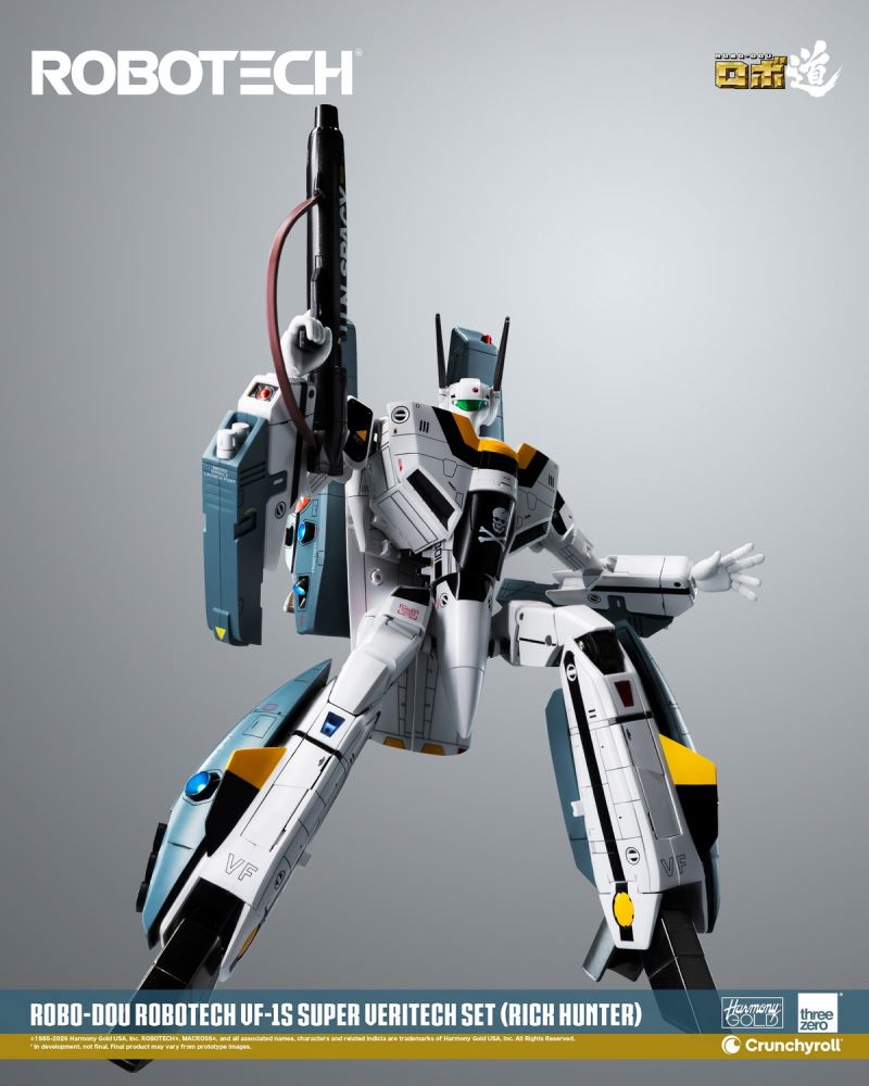 Space Fortress VF-1S Transforming Fighter Super Armor Suit Rick Carter /