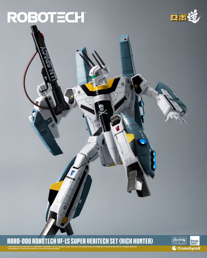 Space Fortress VF-1S Transforming Fighter Super Armor Suit Rick Carter /