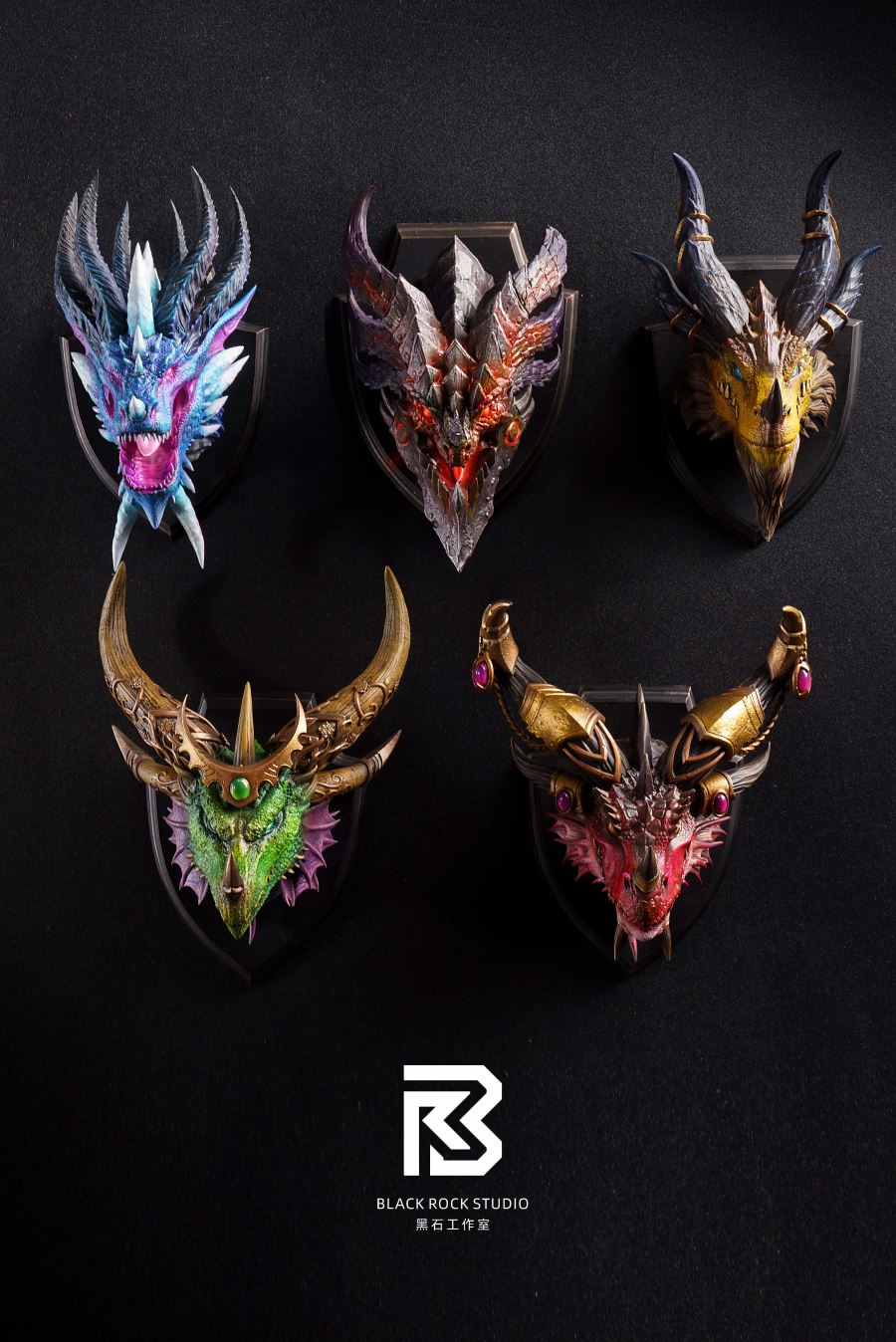 Refrigerator Magnet Malygos, Meltharion, Nozdormu, Ysera and Alexstrasza - Monster Hunter