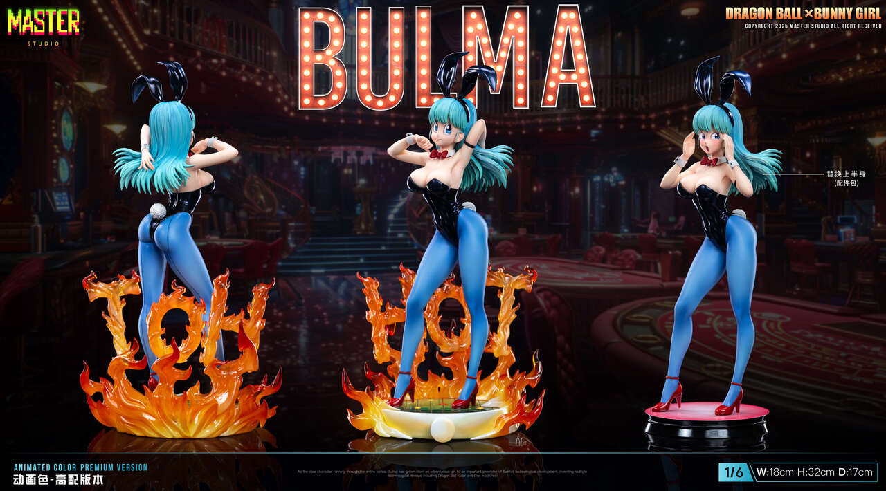 Master Studio - Fire Mountain Arc Bunny Girl Bulma Dragon Ball