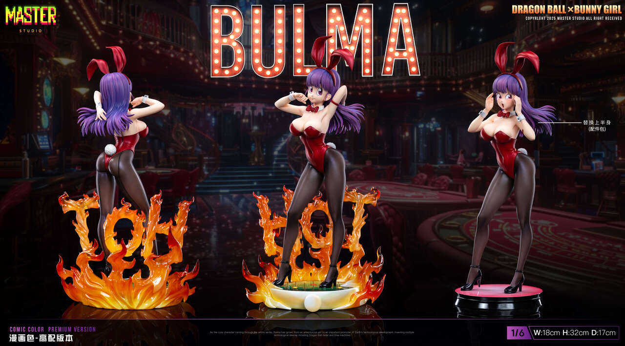 Master Studio - Fire Mountain Arc Bunny Girl Bulma Dragon Ball