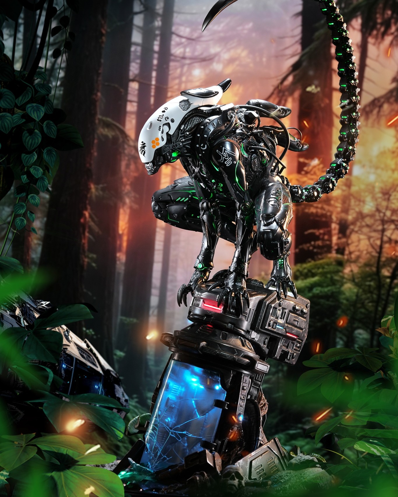 Mechanical Xenomorph Alien