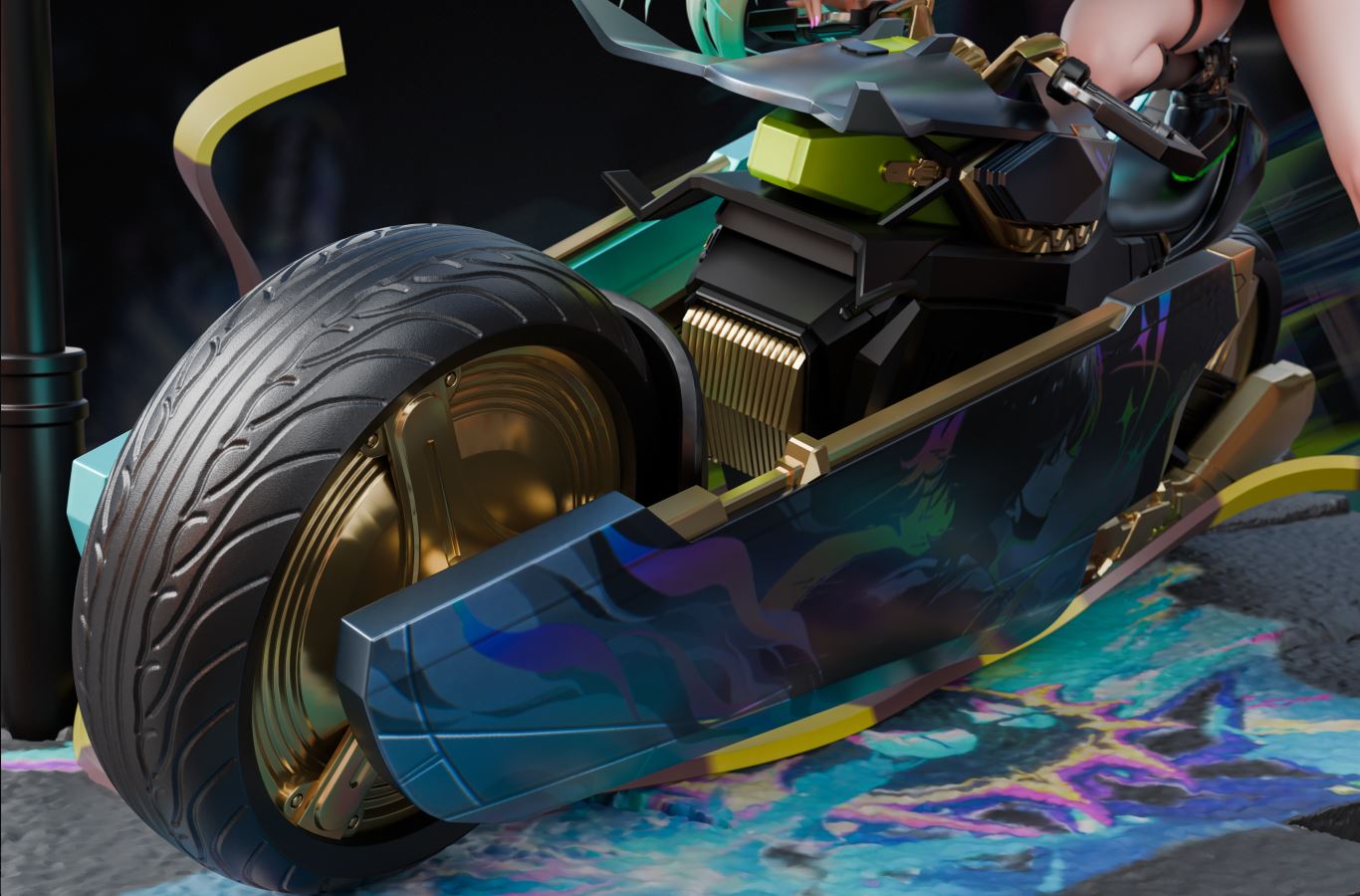 Motorcycle Girl Lynae 1/6