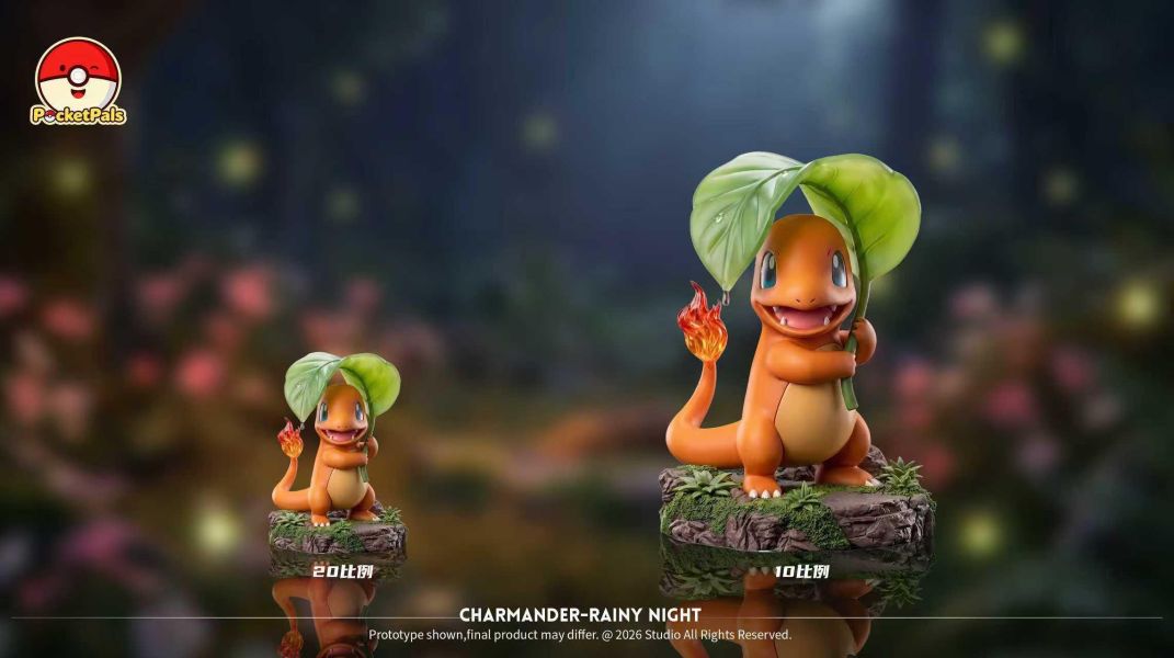 Charmander in the Rain - Pokemon