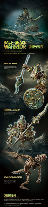 SNAKE SKELETAL Series 1/12