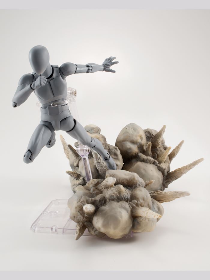 Tamashii EFFECT Series EXPLOSION Red Ver./Gray Ver. for SHFiguarts