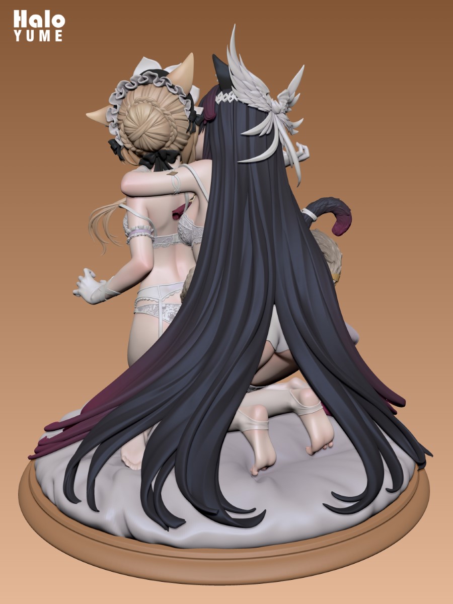 Yuri Girl Columbina & Sandrone - Genshin Impact