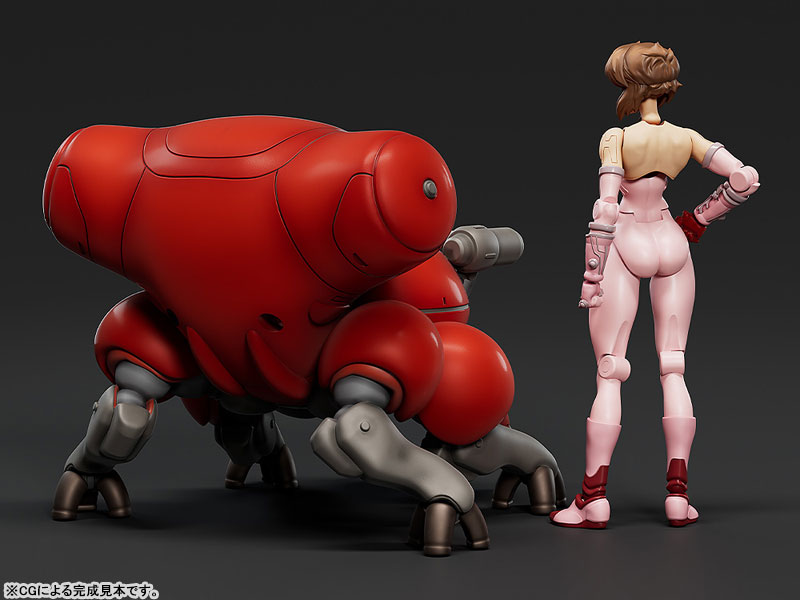 PLAMAX minimum factory MF-94 Ghost in the Shell Motoko Kusanagi with Fuchikoma 1/20