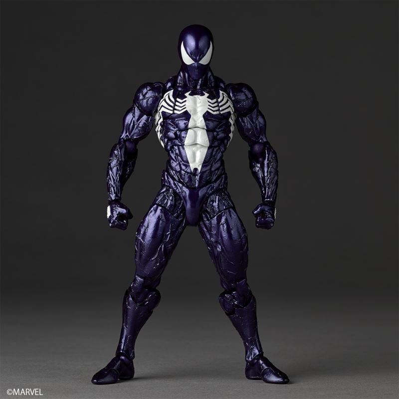 Revoltech Amazing Yamaguchi Symbiote Spider-Man (Purple Ver.)