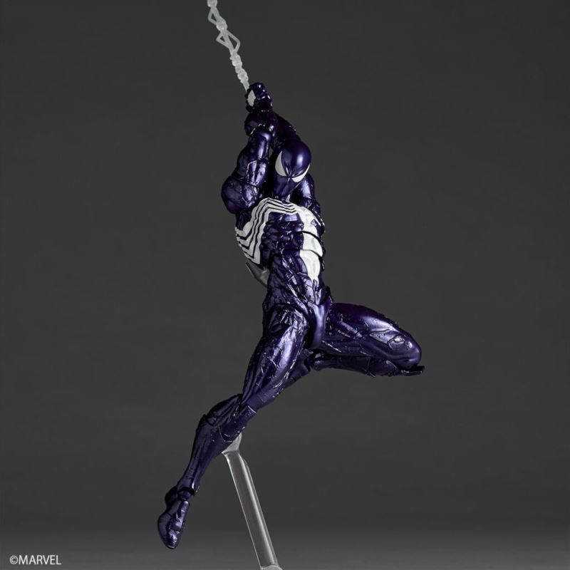 Revoltech Amazing Yamaguchi Symbiote Spider-Man (Purple Ver.)