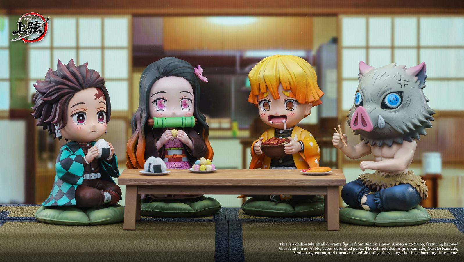  Q ver Tanjiro & Nezuko & Zenitsu & Inosuke