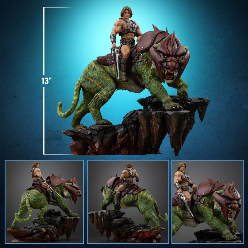 He-Man and Battle Cat Deluxe 1/10