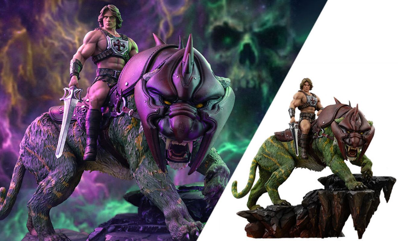 He-Man and Battle Cat Deluxe 1/10