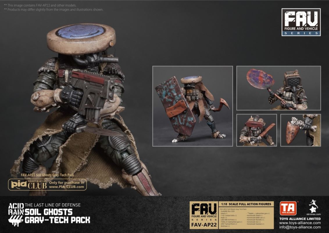FAV-AP22 Soil Ghosts Gray-Tech Pack