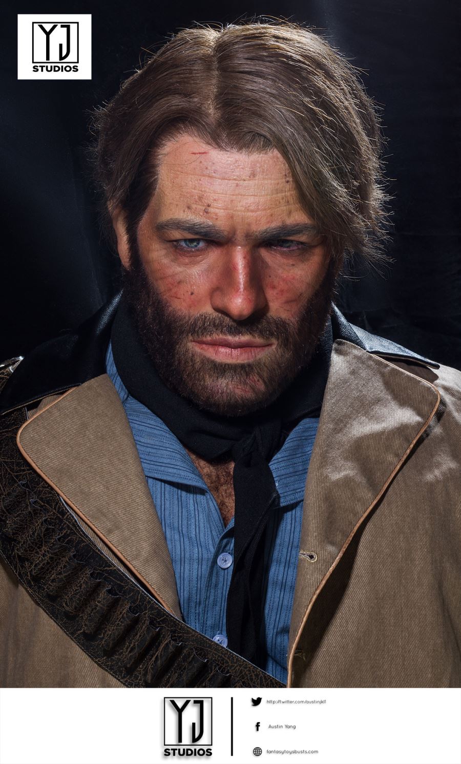 Bust of Arthur Morgan - Red Dead Redemption 2