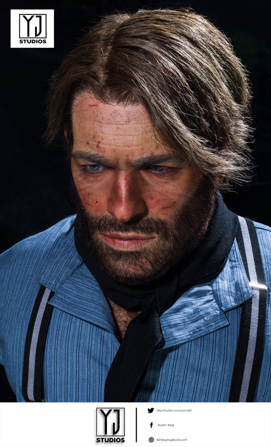 Bust of Arthur Morgan - Red Dead Redemption 2