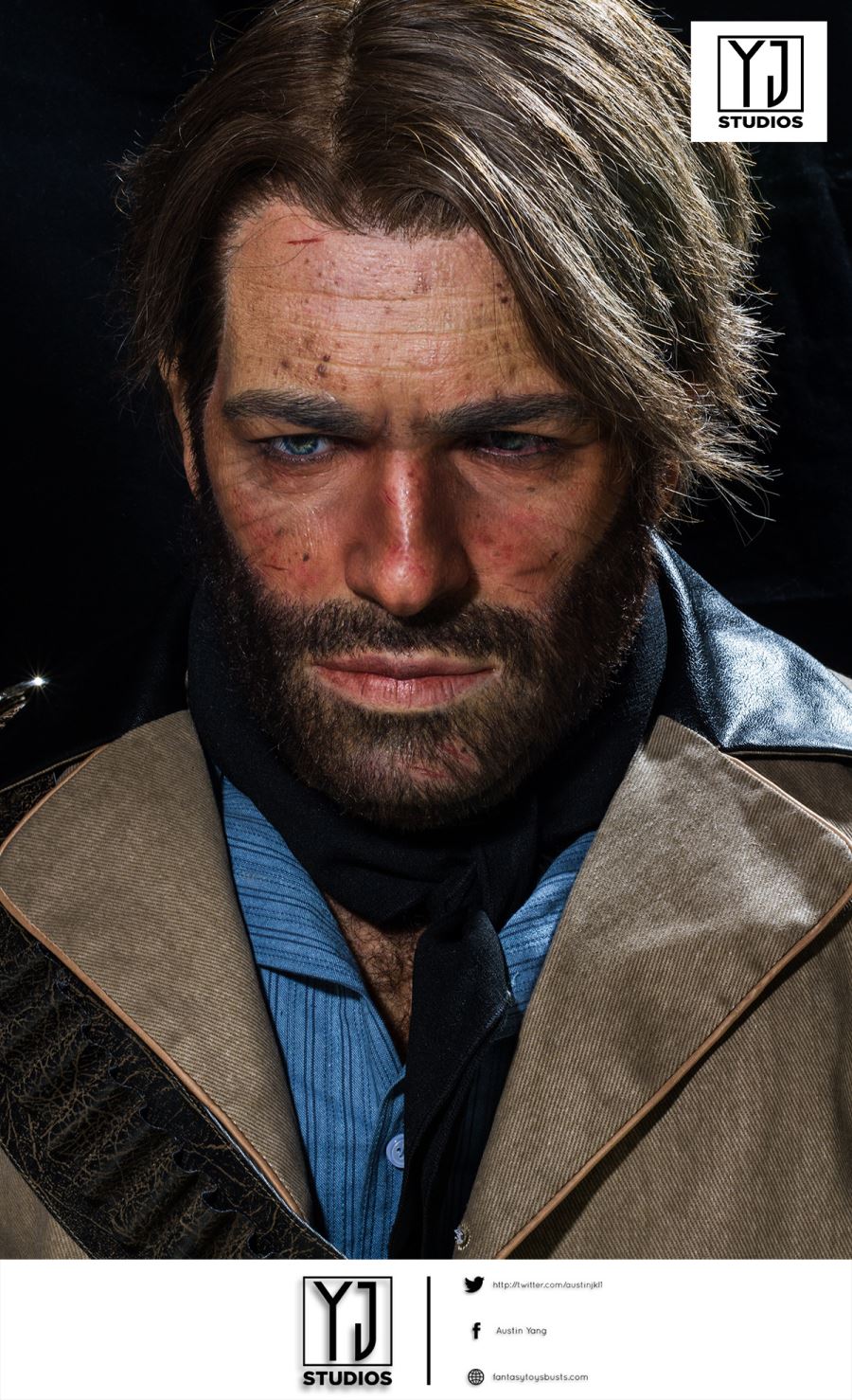 Bust of Arthur Morgan - Red Dead Redemption 2
