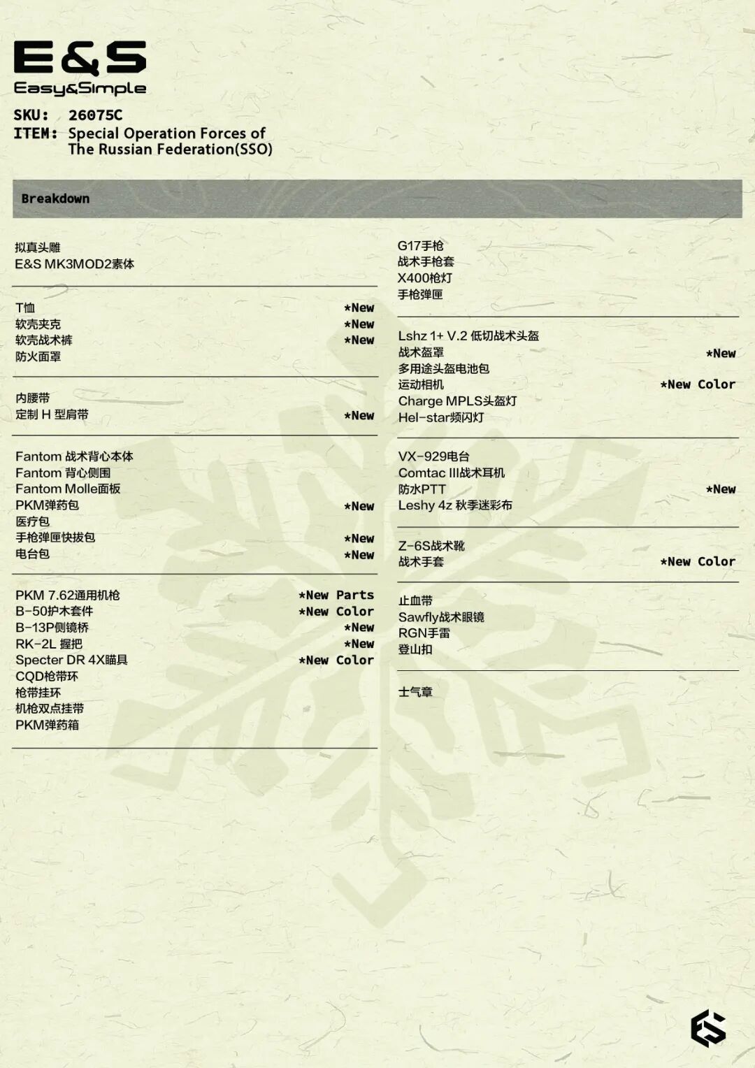 Russian SSO Special Forces [Type C] 1/6