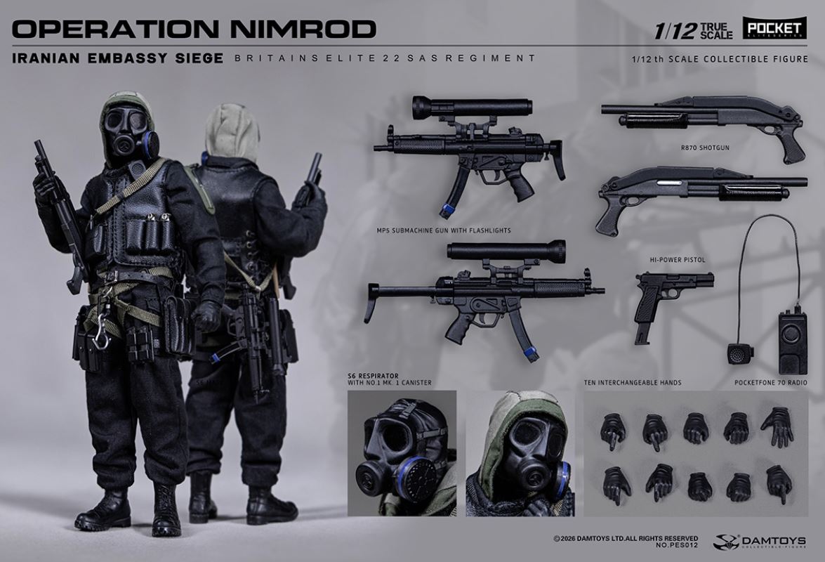 OPERATION NIMROD 1980 IRANIAN EMBASSY SIEGE 22 SAS CRW 1/12