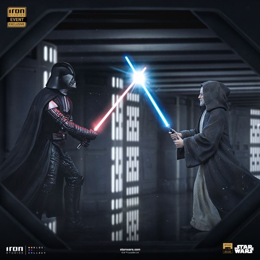 Darth Vader vs Obi-Wan Kenobi Deluxe Version 1/10