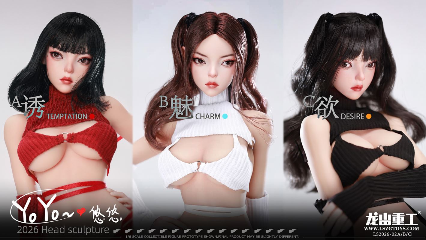 YOYO Female Head Sculpt 1/6