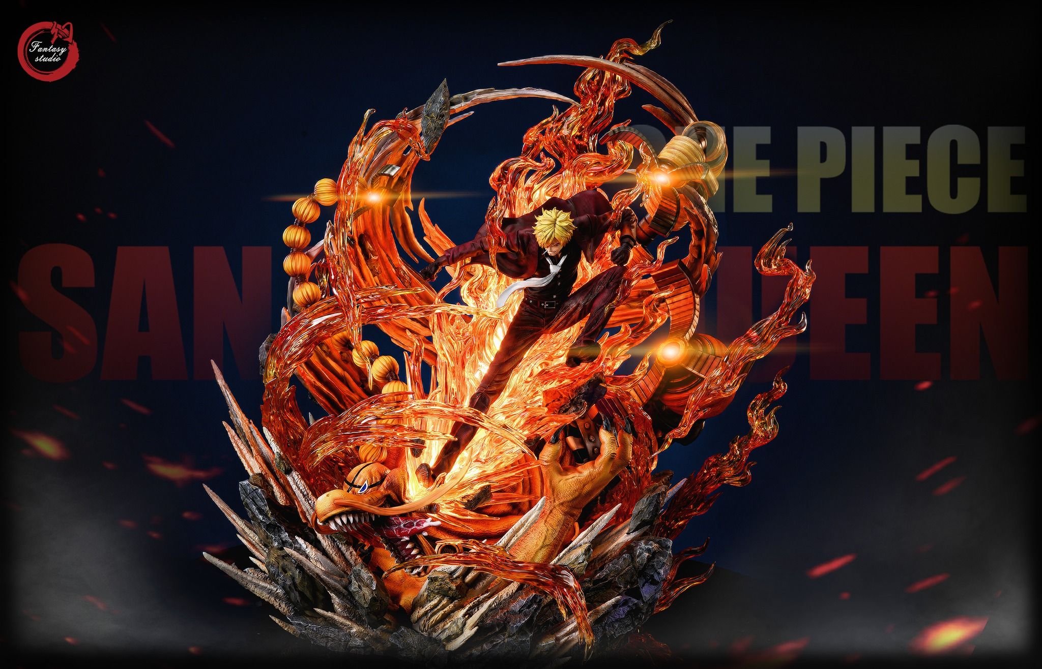 Sanji vs. Queen - One Piece