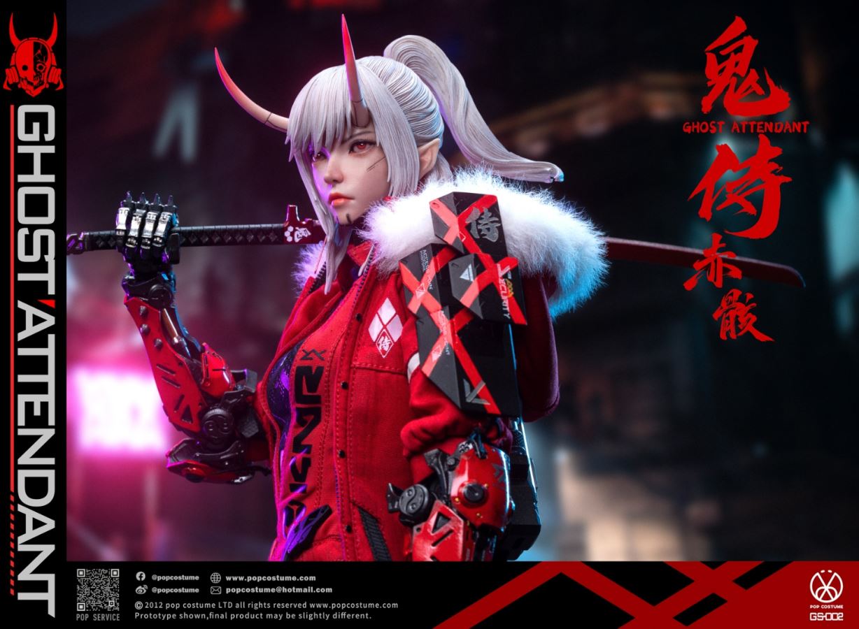 Oni Samurai Series - Scarlet Blade Shura Akame 1/6