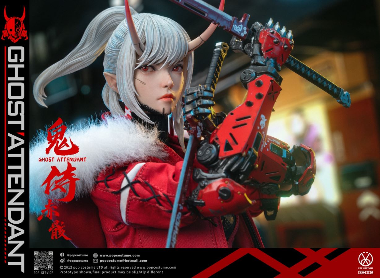 Oni Samurai Series - Scarlet Blade Shura Akame 1/6