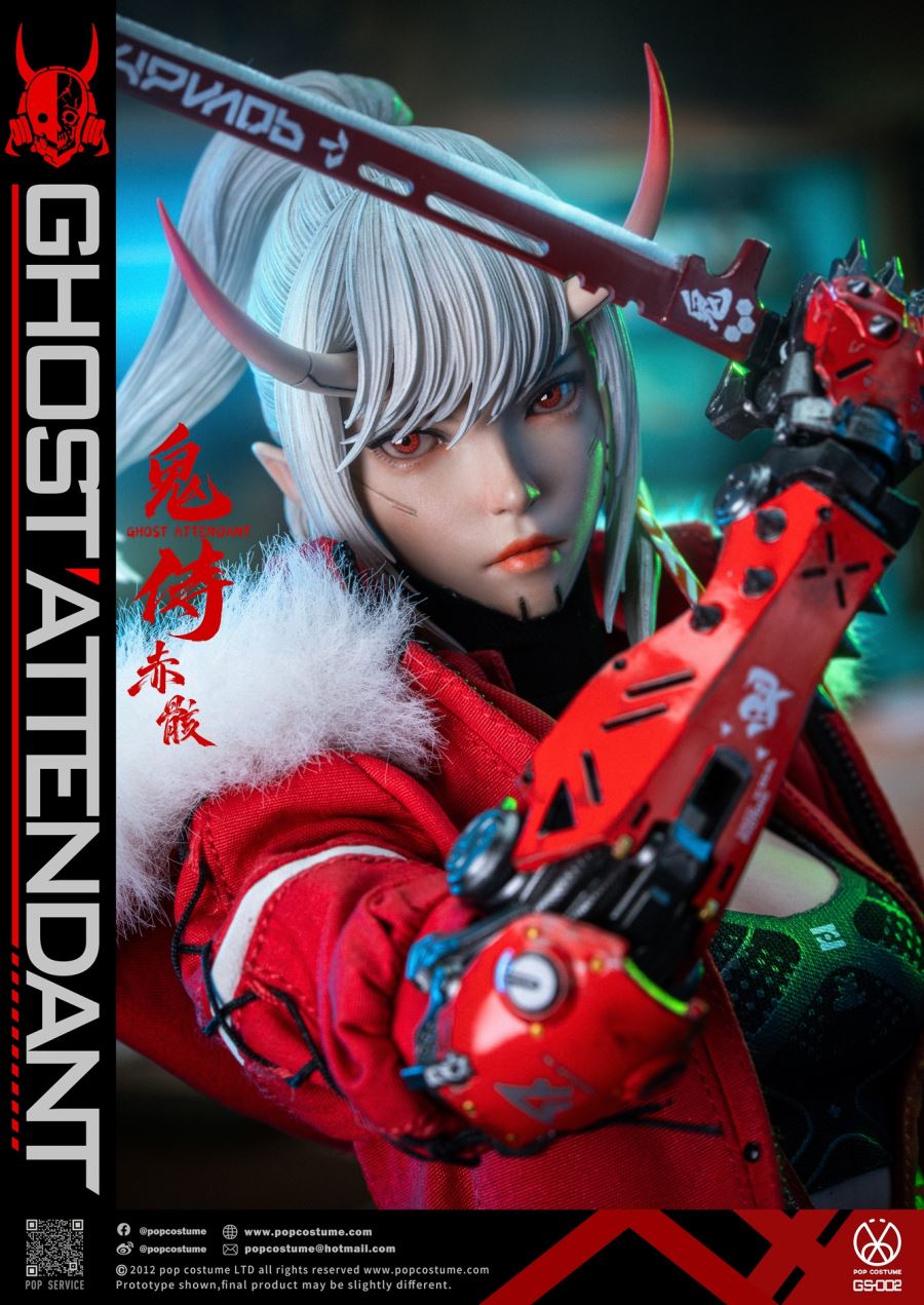 Oni Samurai Series - Scarlet Blade Shura Akame 1/6