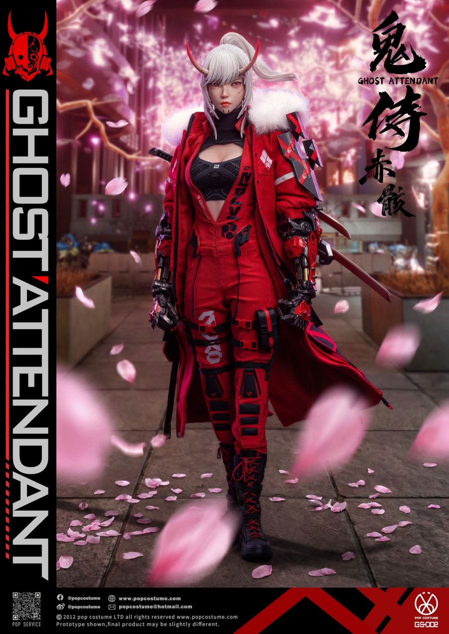 Oni Samurai Series - Scarlet Blade Shura Akame 1/6