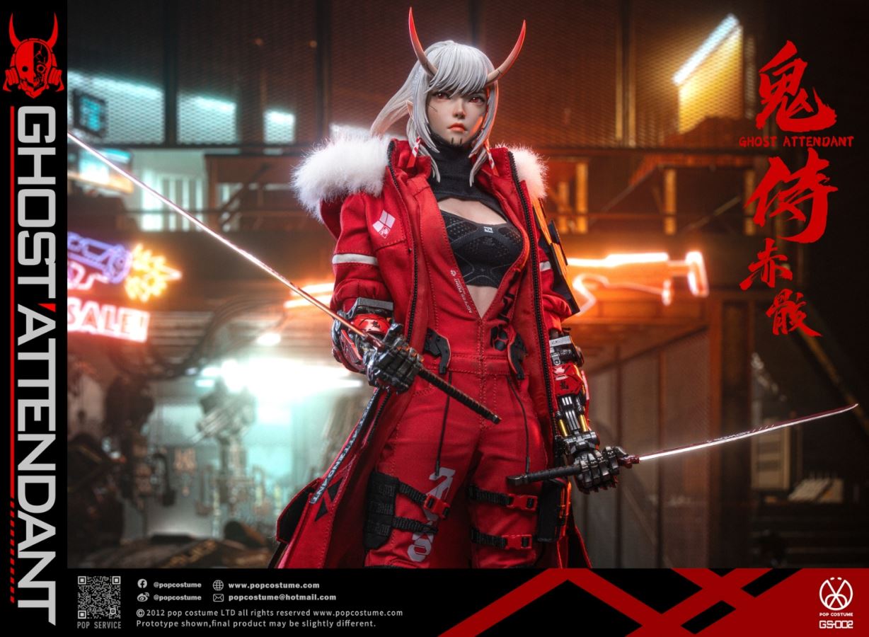 Oni Samurai Series - Scarlet Blade Shura Akame 1/6